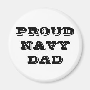 Magnet Proud Navy Dad