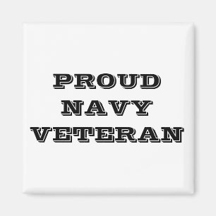 Magnet Proud Navy Veteran