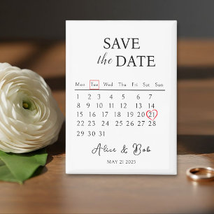Magnet save the dates, Customizable Save the Date 