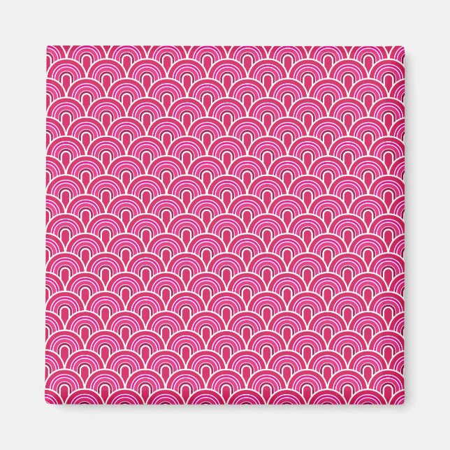 Magnet Seamless retro pattern (Front)