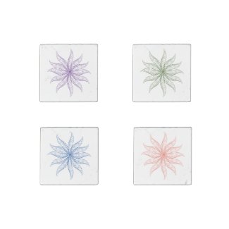 Magnet Set - Feather Blossom