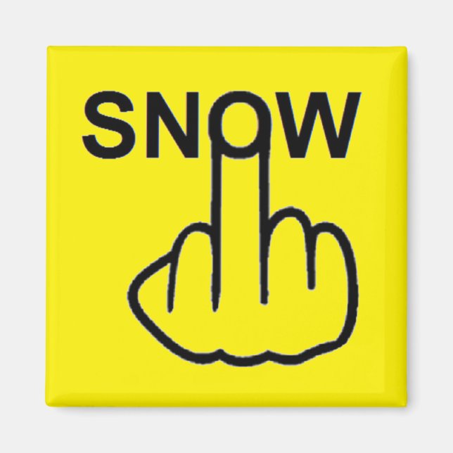 Magnet Snow Flip (Front)