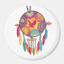 Magnet, southwestern native american mandala