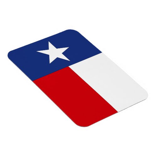 Magnet Texas Lone Star State Flag Red White Blue