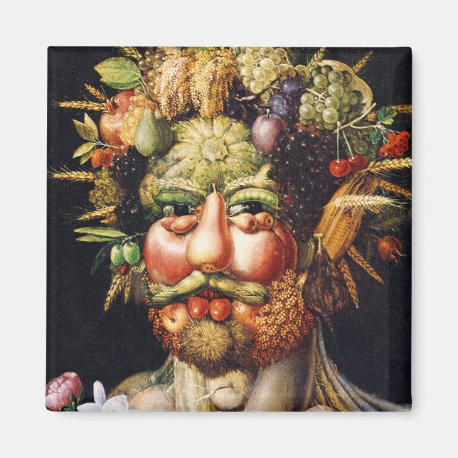 Magnet: Vertumnus (Portrait of Rudolf II) Magnet (Front)