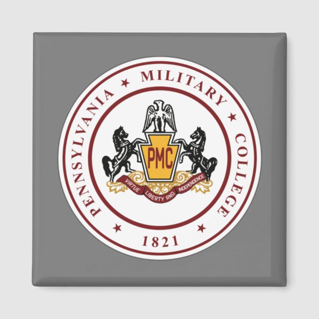 + Magnet w/PMC Seal Logo (square or round)