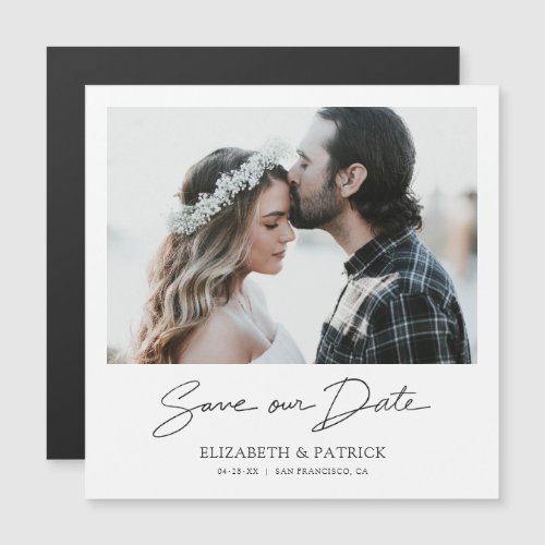 Magnet Wedding Save the Date Invitation