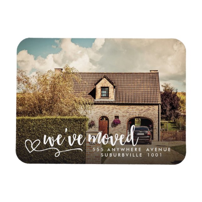 MAGNET We've Moved Change of Address Notification (Horizontal)