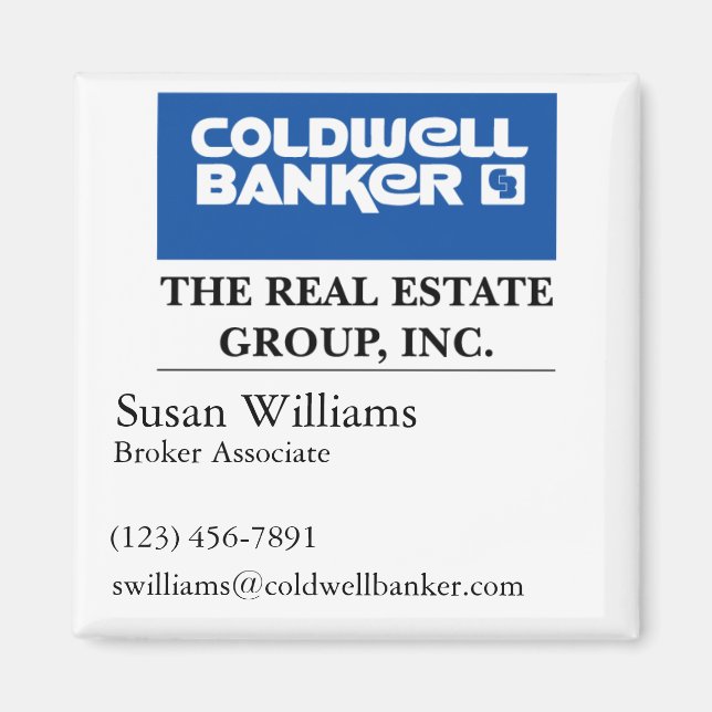 Magnet: White Magnet (Front)