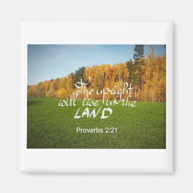 Magnet with a bible verse (Front)