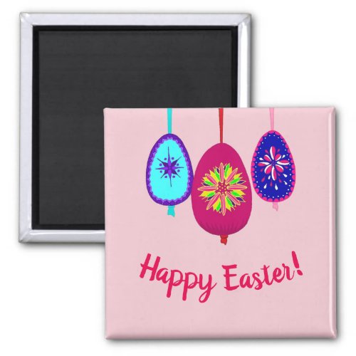 Magnet with Easter eggs design