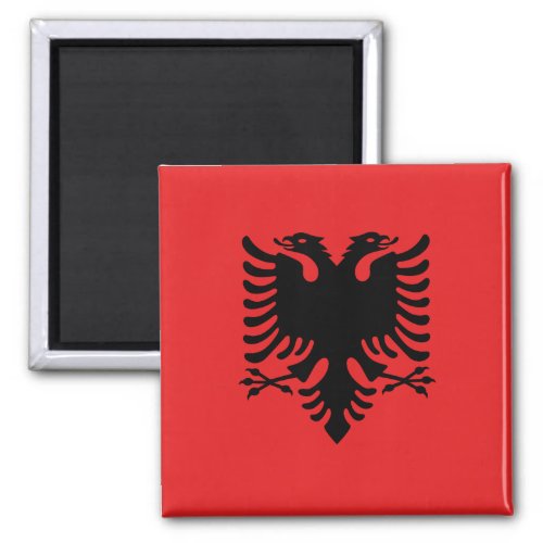 Magnet with Flag of Albania