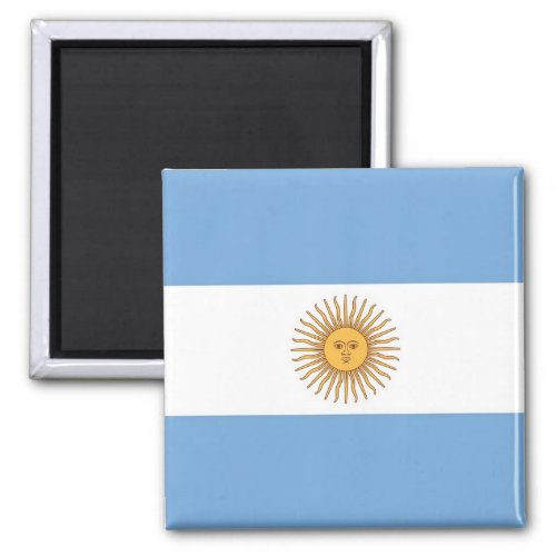 Magnet with Flag of Argentina