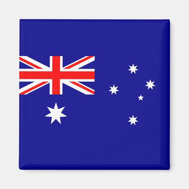 Magnet with Flag of  Australia (Front)