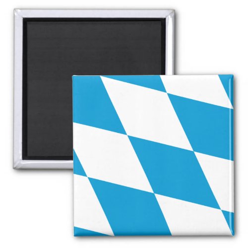 Magnet with Flag of Bavaria Germany