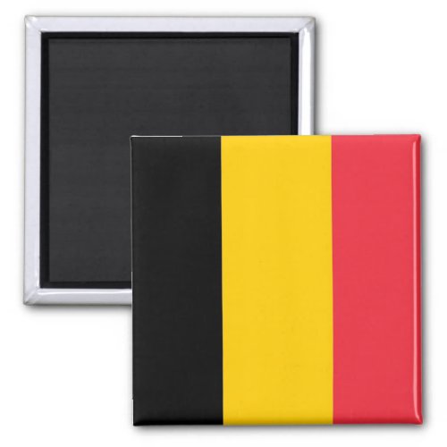Magnet with Flag of Belgium