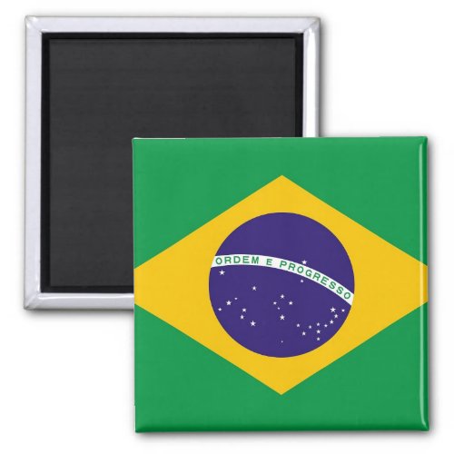 Magnet with Flag of  Brazil