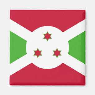 Magnet with Flag of Burundi