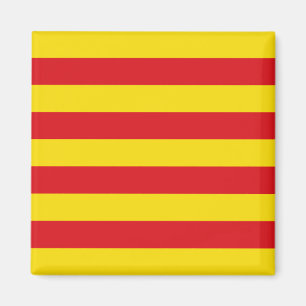 Magnet with Flag of Catalonia