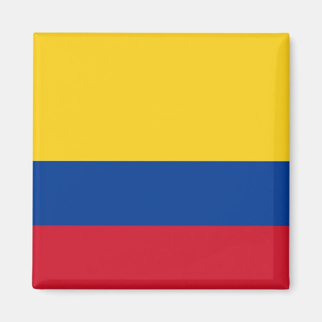 Magnet with Flag of Colombia (Front)