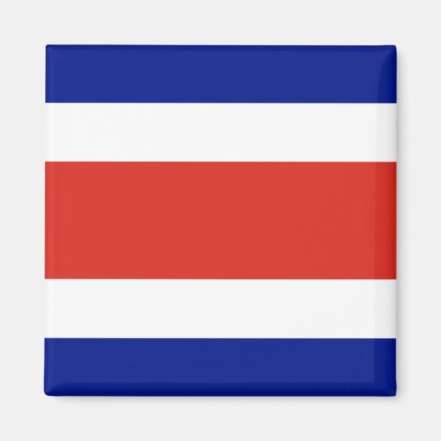 Magnet with Flag of Costa Rica (Front)