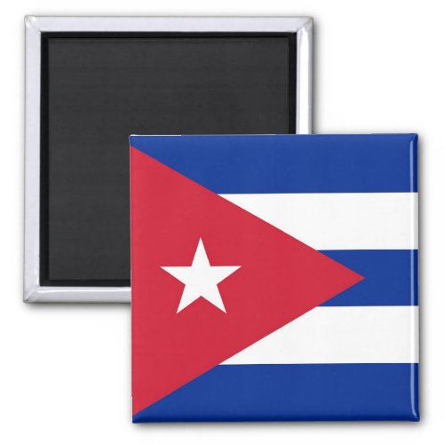 Magnet with Flag of  Cuba