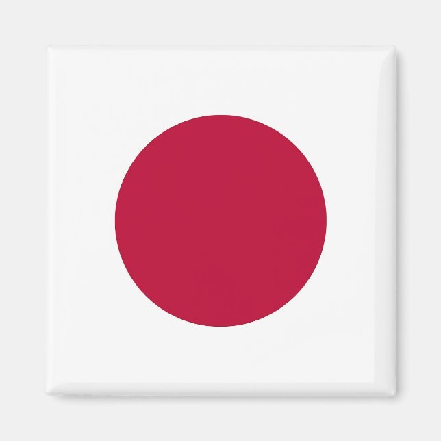 Magnet with Flag of Japan (Front)