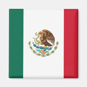 Magnet with Flag of Mexico