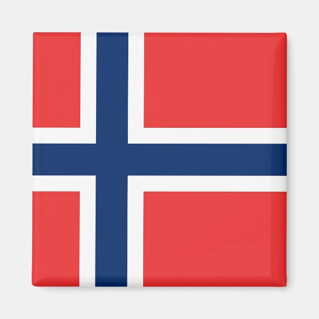 Magnet with Flag of Norway (Front)