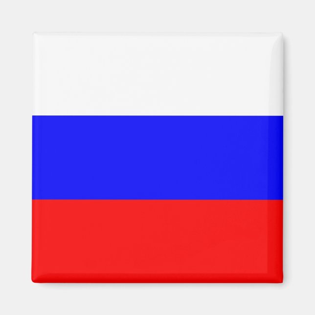Magnet with Flag of Russia (Front)