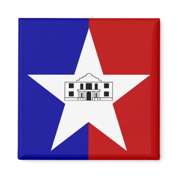 Magnet with Flag of San Antonio, Texas, USA Magnet with Flag of San Antonio, Texas, USA