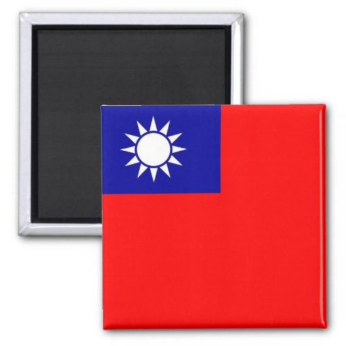 Magnet with Flag of Taiwan