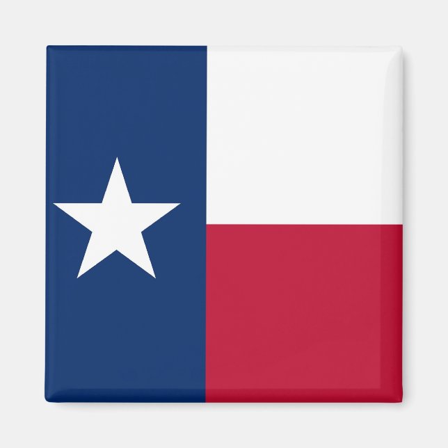 Magnet with Flag of Texas State - USA (Front)