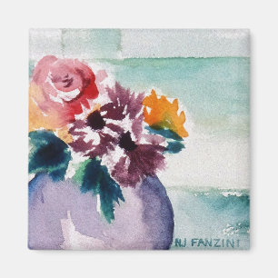 MAGNET WITH FLOWERS