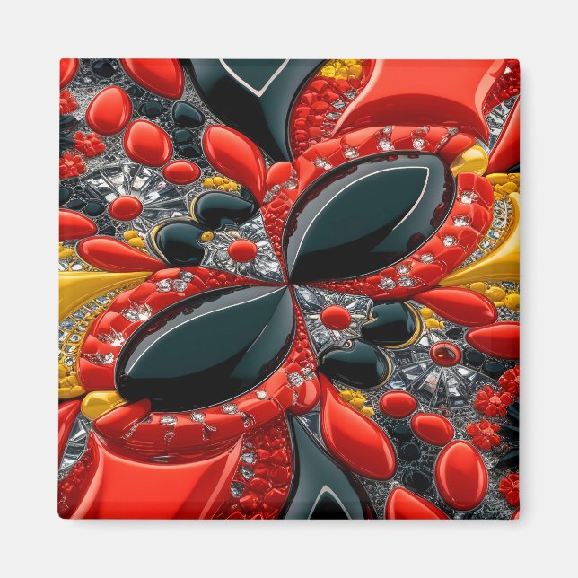 Magnet with Germany Colors Design (Front)