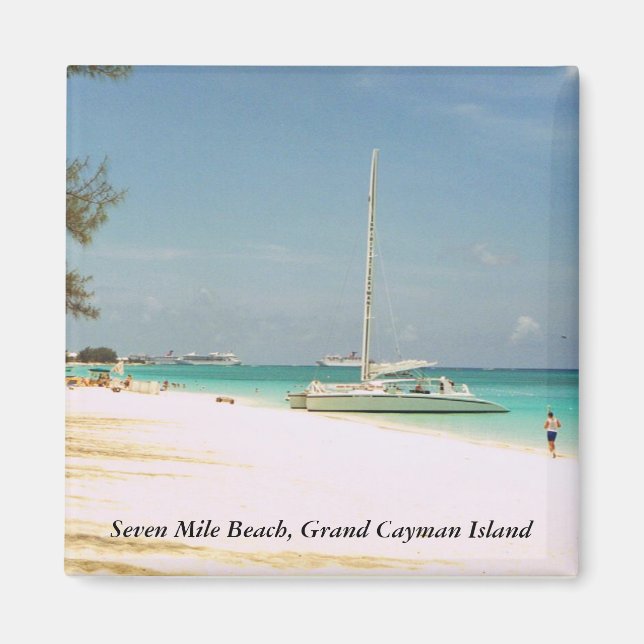 Magnet with Grand Cayman Photo (Front)