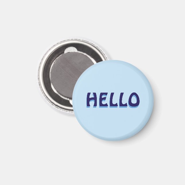MAGNET WITH HELLO (Front/Back)