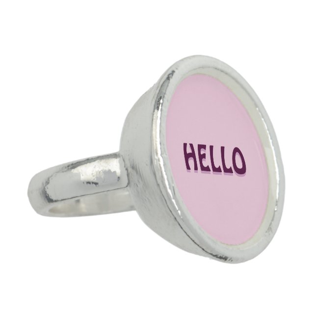 MAGNET WITH HELLO RING (Side)
