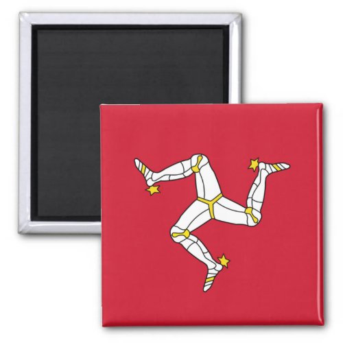 Magnet with Isle of Man Flag United Kingdom