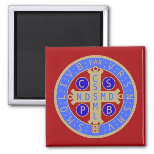 Magnet with Medal of St Benedict