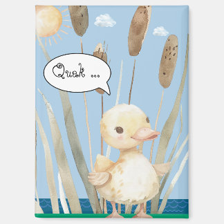 Magnet with small duck in reed at lake 3