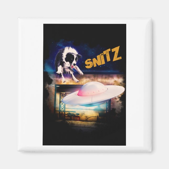 Magnet with Snitz from Bob's Saucer Repair (Front)