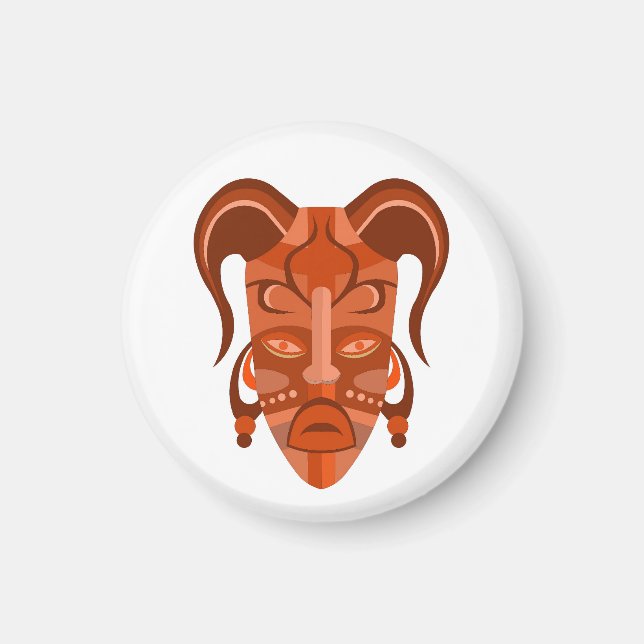 MAGNET WITH TRADITIONAL MASK ART (Front)