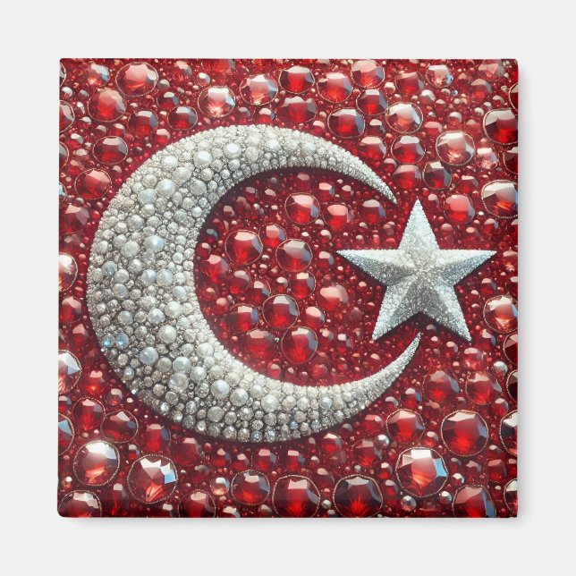 Magnet with Turkish Colors Design (Front)