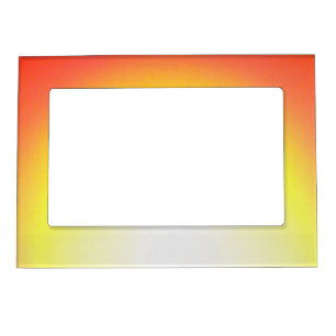 Magnetbilderrahmen Farbverlauf rot-gelb-weiss Magnetic Frame
