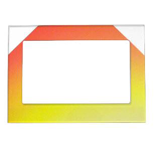 Magnetbilderrahmen rot-weiss-gelbe Grafik Magnetic Photo Frame