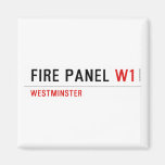 FIRE PANEL  Magneten (meer vormen)