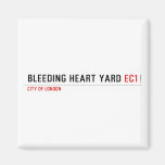 Bleeding heart yard  Magneten (meer vormen)