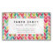 Magnetic Aztec Arrows Pattern Business Card