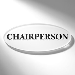 Magnetic Badge - Chairperson
